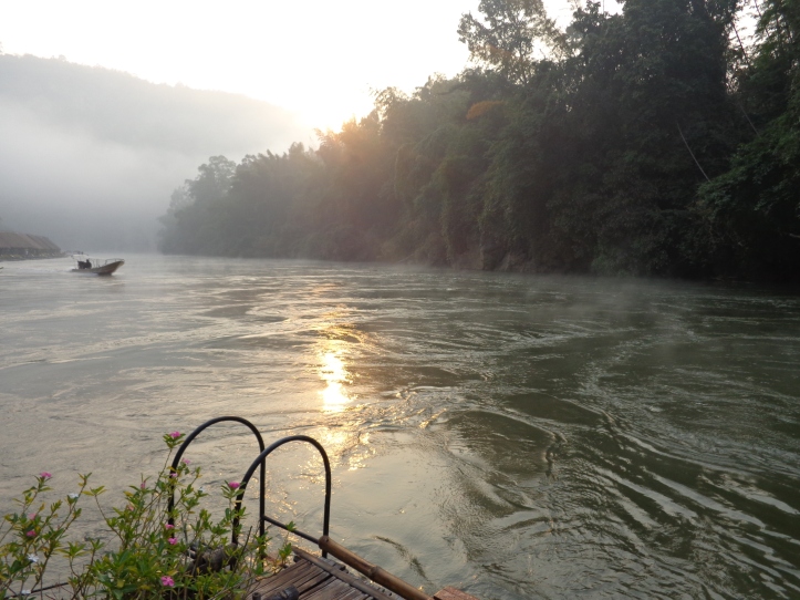 Morning's mist rising from the river. Simply beautiful